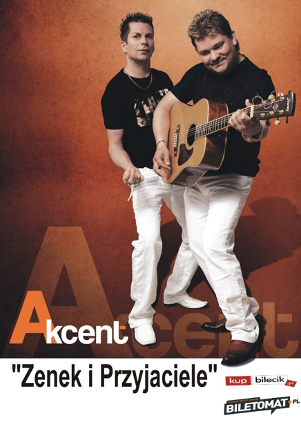 Plakat zespołu Akcent