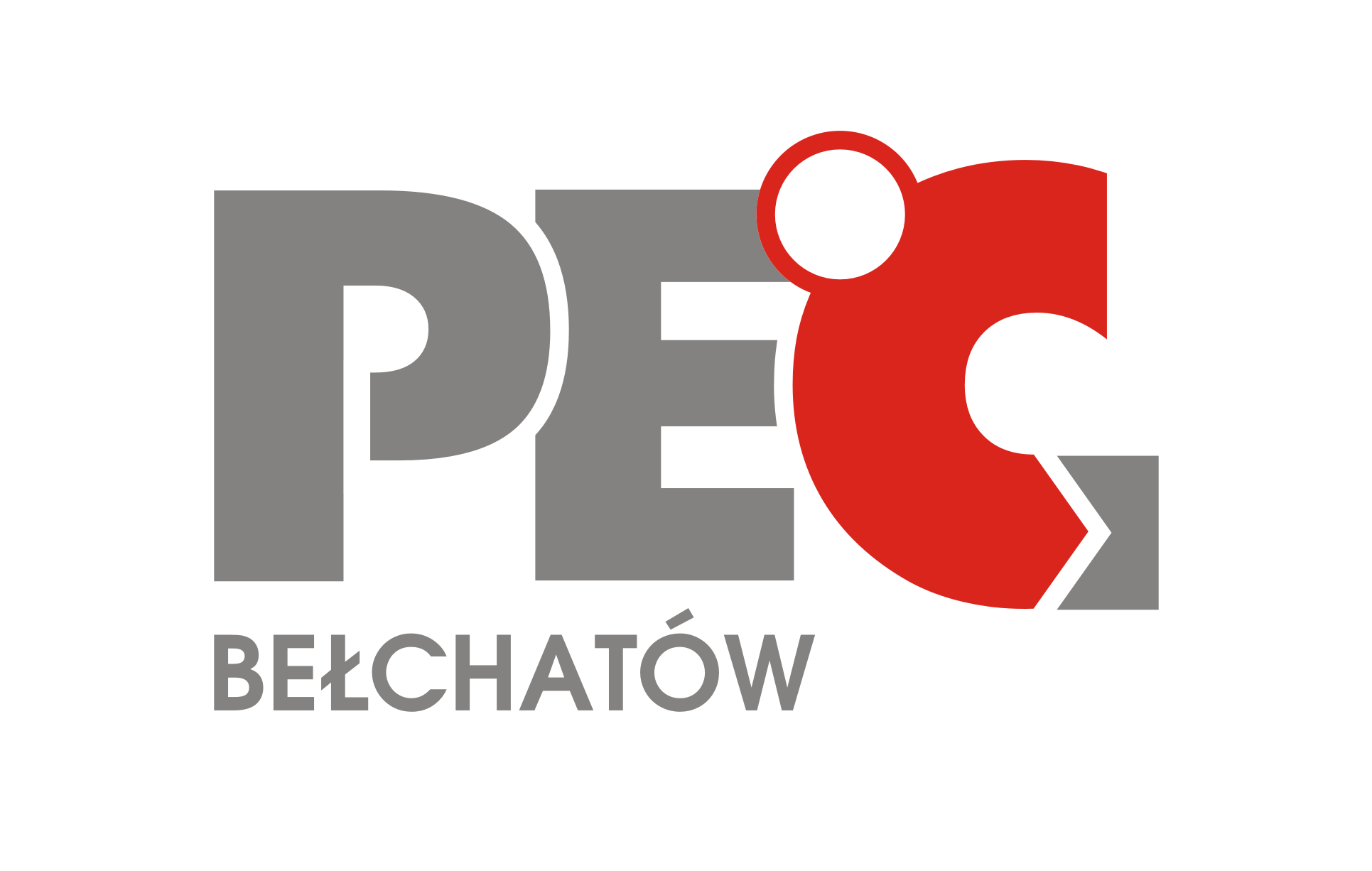 na grafice znajduje się logotyp Przedsiębiorstwa Energetyki Cieplnej Sp. z o. o. w Bełchatowie koloru szaro-czerwonego