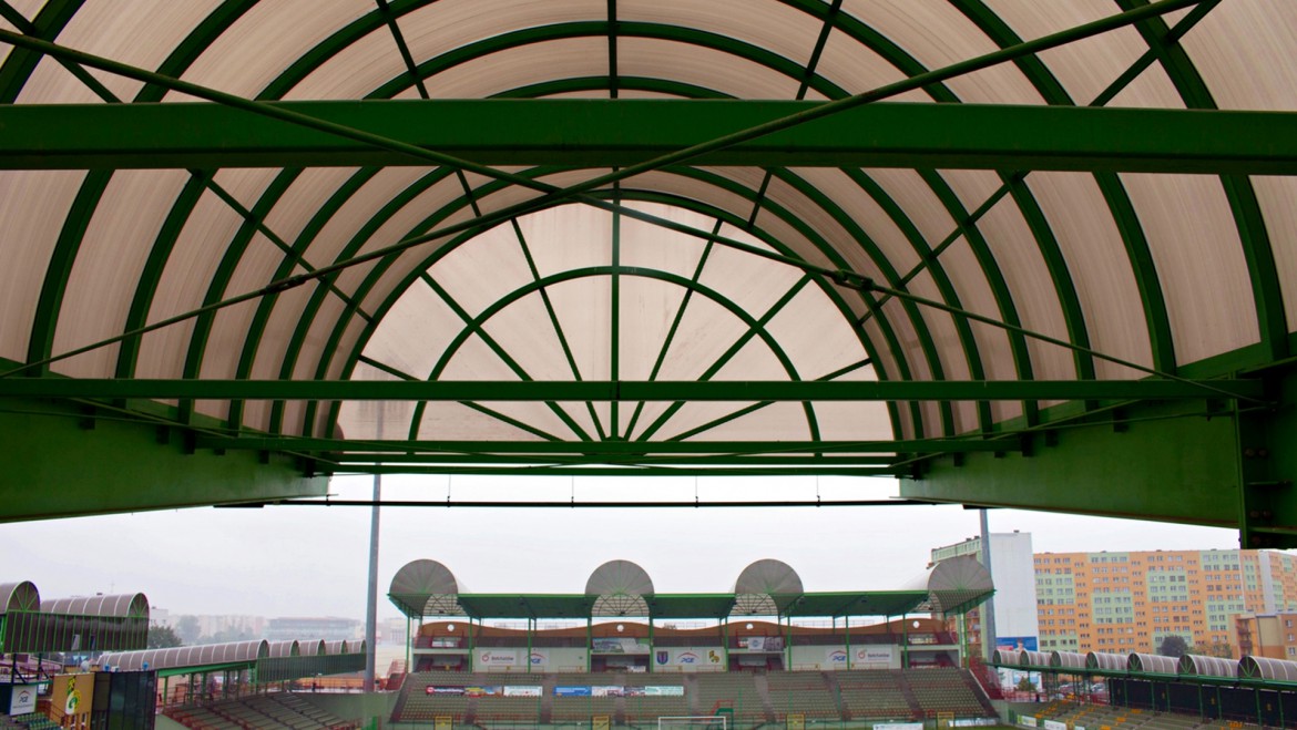 Dachy Stadionu Miejskiego odremontowane